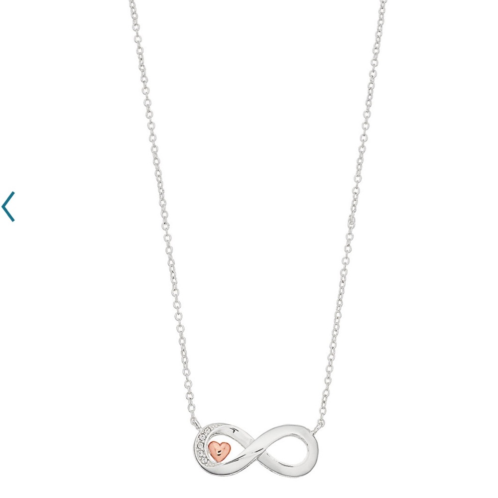 Mother & Daughter Infinity Pendant Necklace